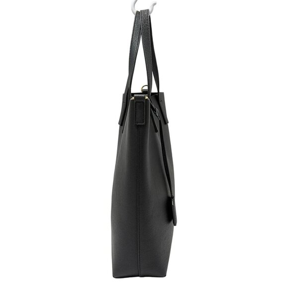 SAINT LAURENT PARIS Toy Shopping Black Leather - Tote Bag 328-061025 - Picture 3 of 9